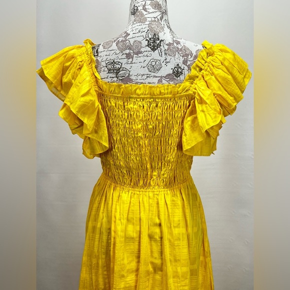 Banana Republic Sunlit Yellow Midi Dress - Picture 7 of 15